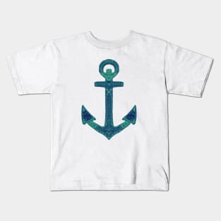 Ornate anchor. Kids T-Shirt